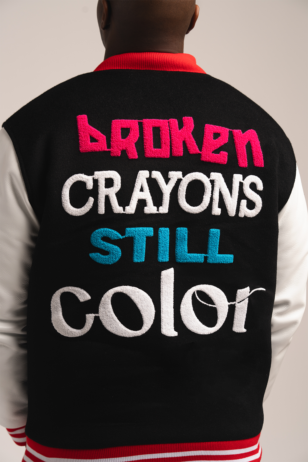 FORMLESS - "Broken Crayon" Varsity Jacket